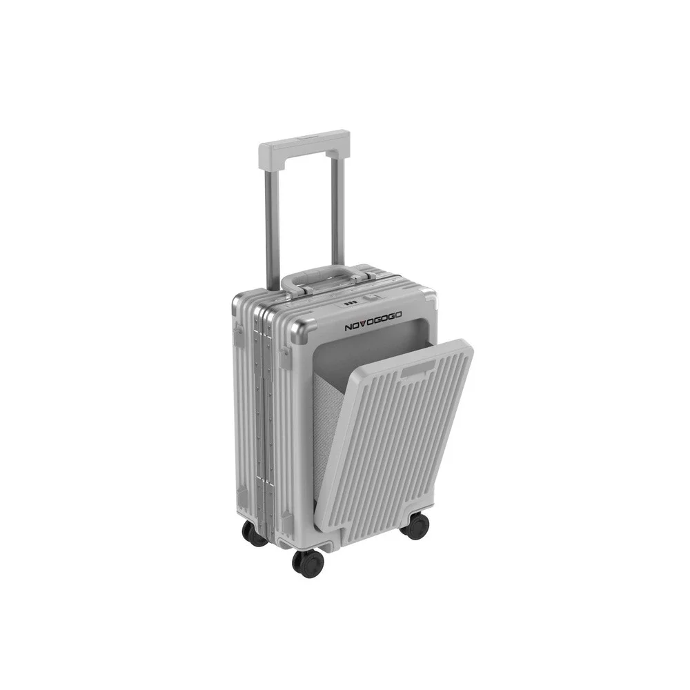 Novogogo Aluminium Carry-on 22 Inch Luggage In Silver - Brand NEW NOB